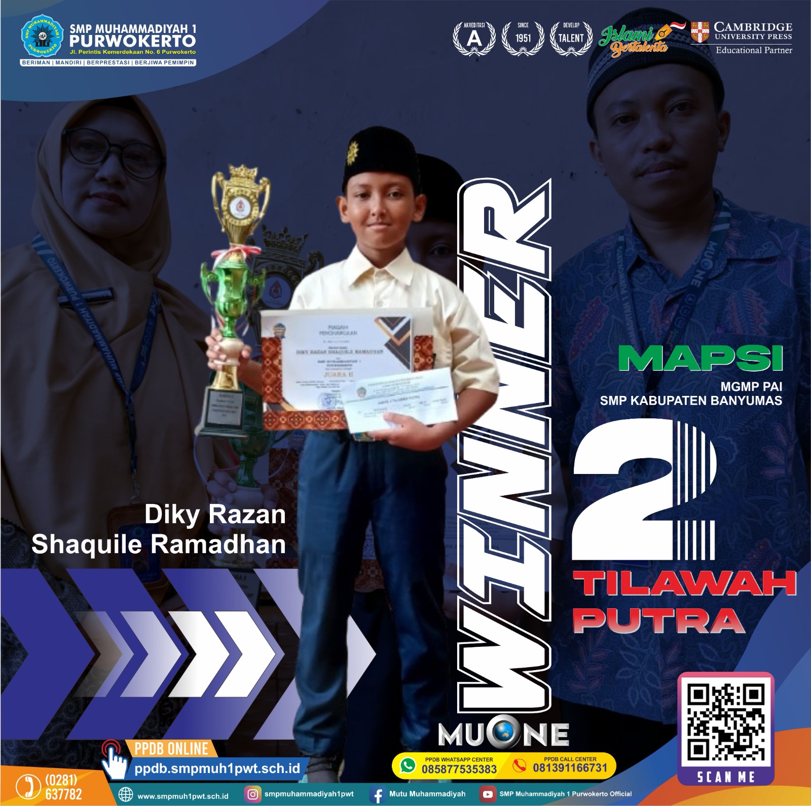 PPDB SMP MUHAMMADIYAH 1 PURWOKERTO